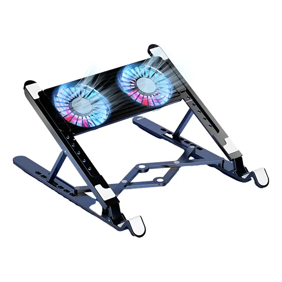 Soporte De Refrigeración Para Portátil Con 2 Ventiladores