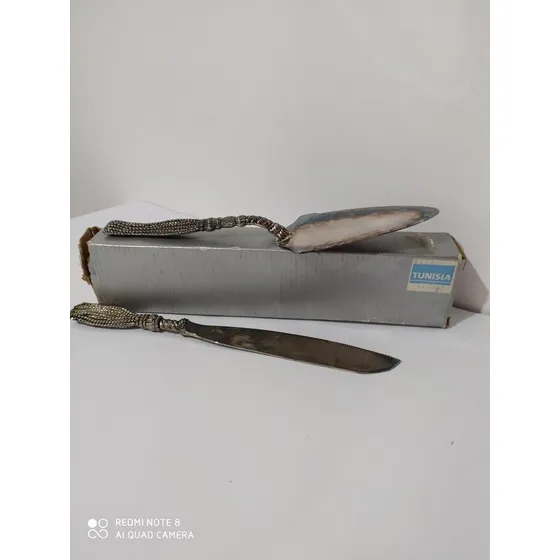 Espátula Y Cuchillo Para Picar Torta