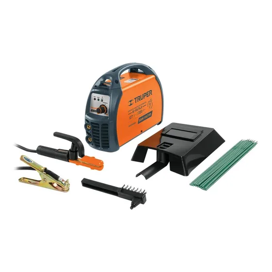 Soldadora Inverter 130 V, Truper Soin-110/130 Naranja Y Negra 50hz/60hz 127v