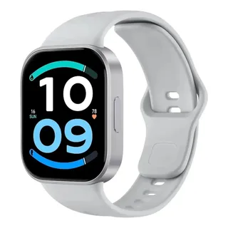 Smartwatch Xiaomi Redmi Watch 6 Active Original Esportivo Branco Silicone Prateado