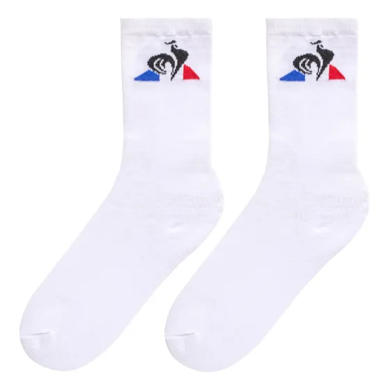 1 Par De Medias  Cotton Bipack Color Blanco Le Coq Sportif