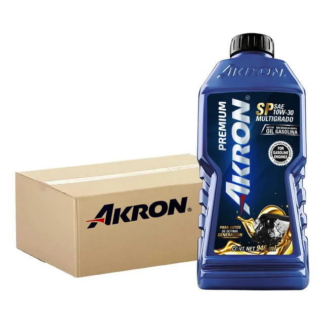 Aceite Premium Sp Sae 10w30 946 Ml 12 Pzs Akron