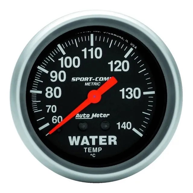Temperatura De Agua  Autometer 3431-m 60-140 Grados