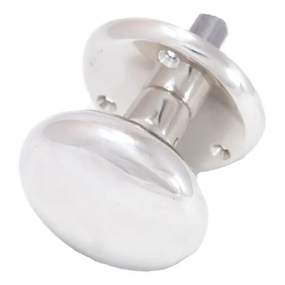 Pomo Manija Picaporte Giratorio De Aluminio Macizo Gris