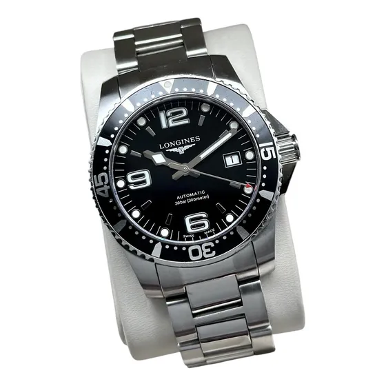 Reloj Tributo Hydroconquest Plateado Negro Negro