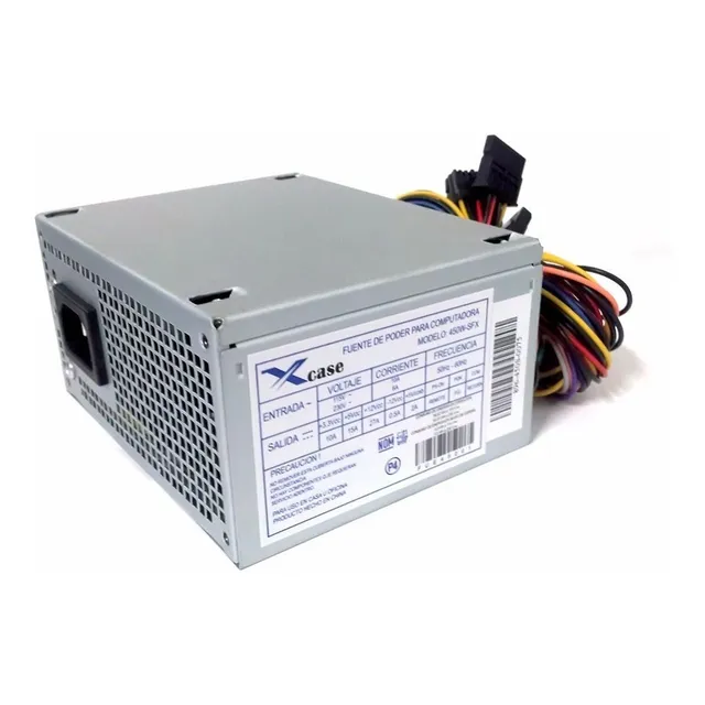 Fuente De Poder Slim Sfx 450w 20 Y 24 Pines Pc Xcase Nueva