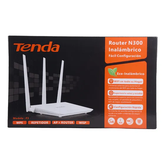 Router 3 Antenas Wifi Tenda F3 Wireless N300
