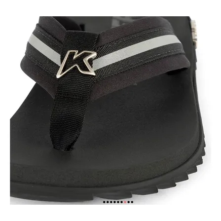 Sandália Kenner Kivah Reflex Preto/preto Liso 41