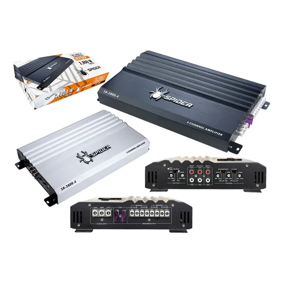 Amplificador Spider  4 Canales (2.800w) Clase A/b