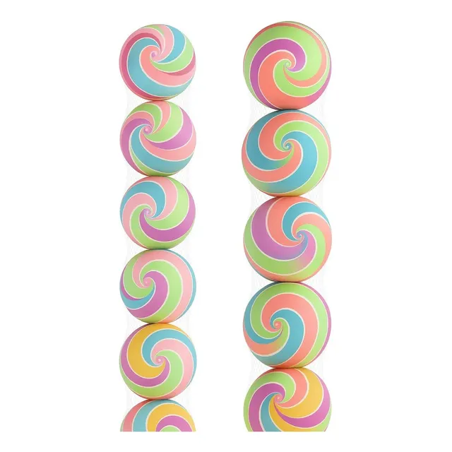 12 Pelotas 22cm Playa Fiesta Alberca Premios Colores Mayoreo Variado Rainbow