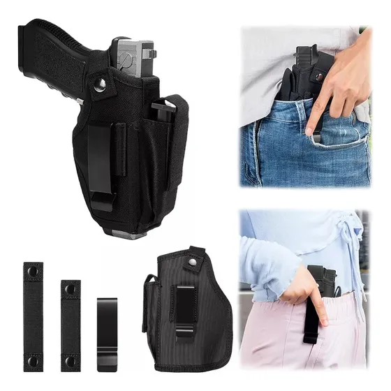 Savefree Funda De Pistola Táctica Universal Para Mano Izquierda/derecha Con Bolsa Para Cargador