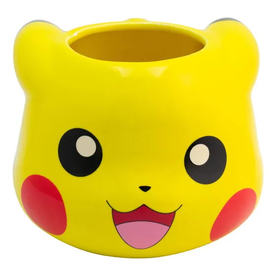 Taza Grande Tarro P Café 3d Cerámica Pikachu Pokemon 591 Ml