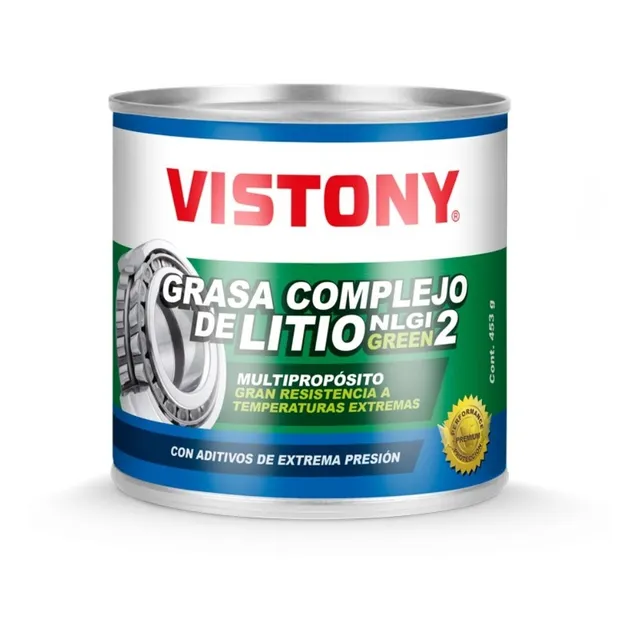 Grasa Rodamientos Alta Temperatura Con Litio Vistony 453 Gr