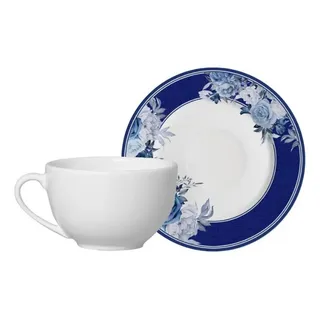 Conjunto XĂcaras De ChĂĄ Branca Com Pires Antique C/6 Alleanz Conjunto XĂcaras De ChĂĄ Branca Com Pires Antique C/6 Alleanz