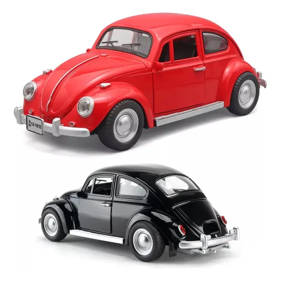 Volkswagen Beetle 1955 Clásico  Metal Coche 1/18 Topolino