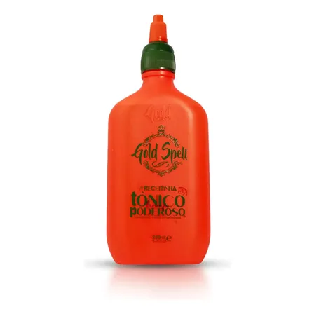 Tônico laranja Gold Spell Cosméticos Tônico Poderoso reconstrução de 250mL 250g