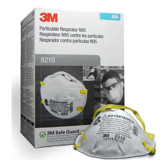 Mascarilla Respirador N95 8210 3m Caja 20 Unidades