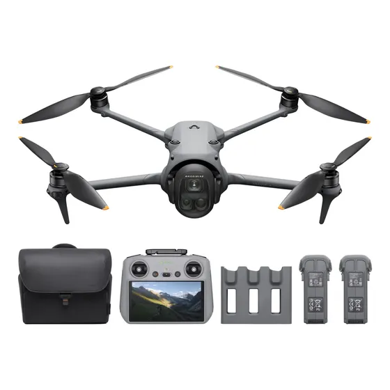 Dji Mavic 4 Pro, Pack Vuela Más, Dron Tricámara 3 Baterías Negro
