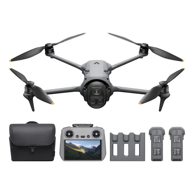 Dji Mavic 4 Pro, Pack Vuela Más, Dron Tricámara 3 Baterías Negro