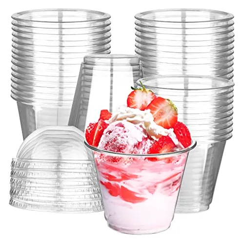 Giwrmu 50 Conde 5 Oz Copas De Postre De Plástico T9jrt