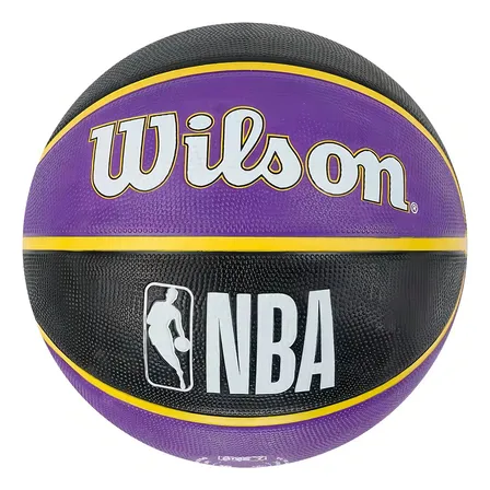 Balon Basquetbol Pelota Basketball Wilson Nba L.a Lakers N°7 Color Violeta/negro