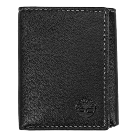 Timberland Billetera Triple De Piel Para Hombre,