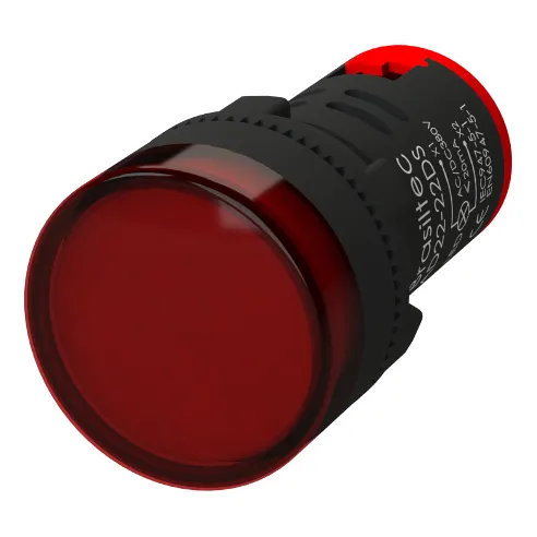 Kit C/ 40 Un Sinaleiro A Led 22mm 380vca Vermelho