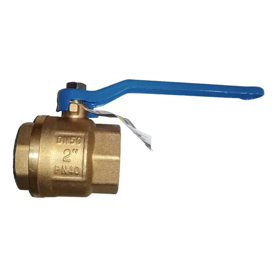 Llave Válvula Paso Rápido 2  Pulgadas Bronce Aquafina