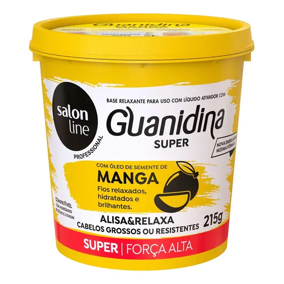 Creme Relaxante Hidróxido Sódio Manga Super Salon Line 250g