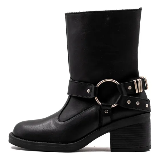 Botineta De Cuero Vacuno Urbana Nigeria Modelo 1219 S