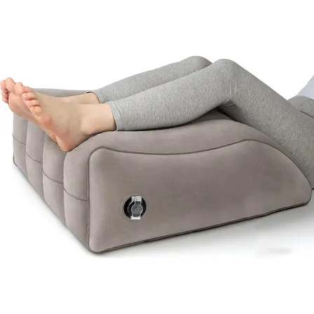 Encosto Apoio De Pernas Bruços Cinza Triangular Cinza