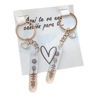 Duo Llavero Spotify Personalizado Duo Llavero Spotify Personalizado