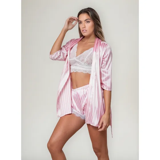 Pijama Seda 3 Piezas