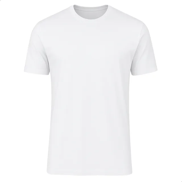 Camiseta Branca Unissex 100% Algodão Premium Camisa Básica