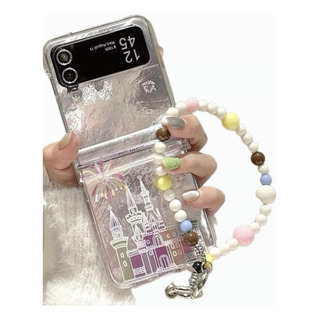 Funda Dream Castle Con Correa Para Samsung Z Flip 4 5g Funda Dream Castle Con Correa Para Samsung Z Flip 4 5g