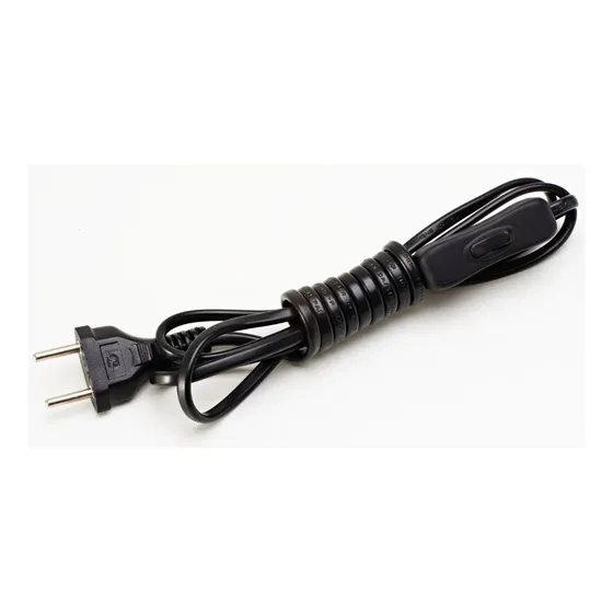 Lucchi - Cordão para Abajur com Interruptor Preto 2 Metros 127/220V