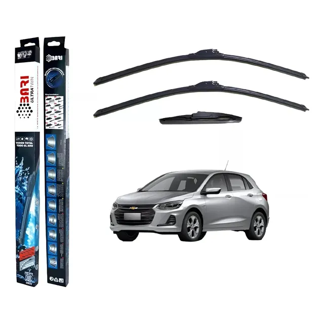 Kit De 3 Escobillas Chevrolet Onix 2013 2014 2015 2016