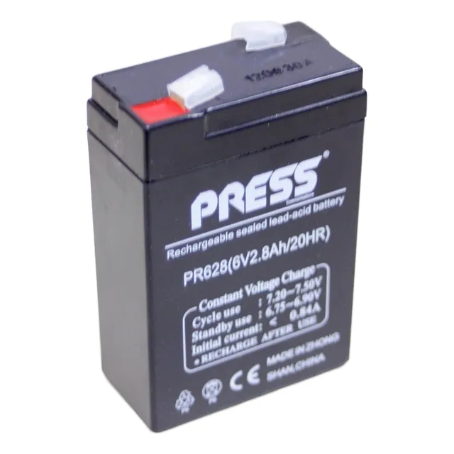 Bateria 6v 2,8a Gel Press Luz De Emergencia Balanza Ups