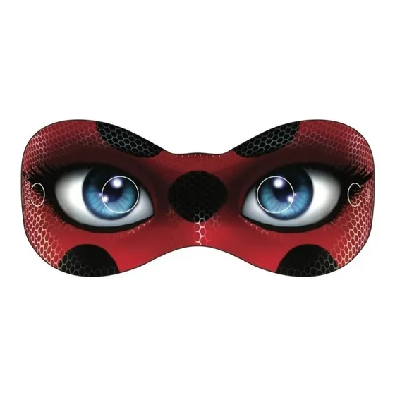 Ladybug Antifaz Miraculous Para Cotillón Cumpleaños 