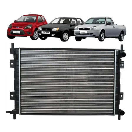 Radiador Ford Courier 1.6 C/s Ar Zetec Rocam 2000 Até 2012 Velox | Reach | Notus | Procooler | Bochum | Importado