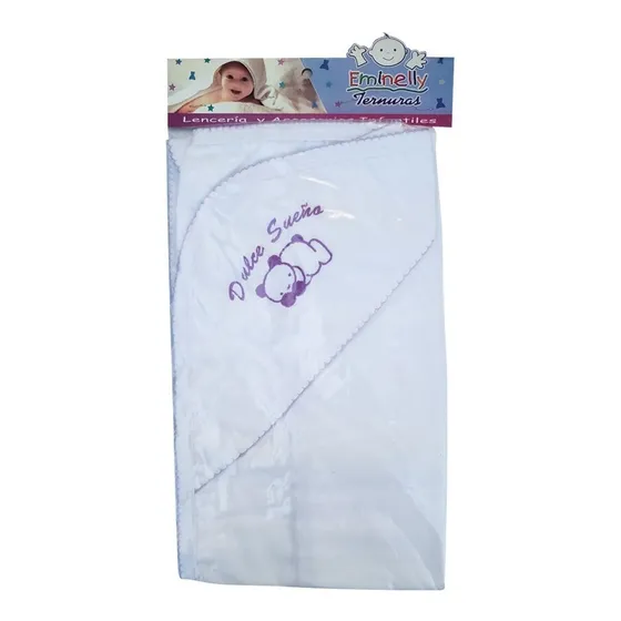 Cobija Para El Bebé Termica Bordada Marca Eminelly Ref. 4015