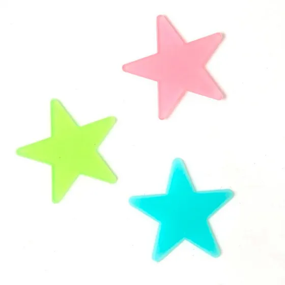 Estrellas Fluorescentes x100 Brillo En La Oscuridad Iko Shop