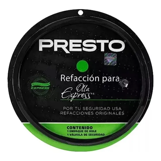 Empaque Negro Para Olla Express Presto Moderno 6 Y 8 Litros