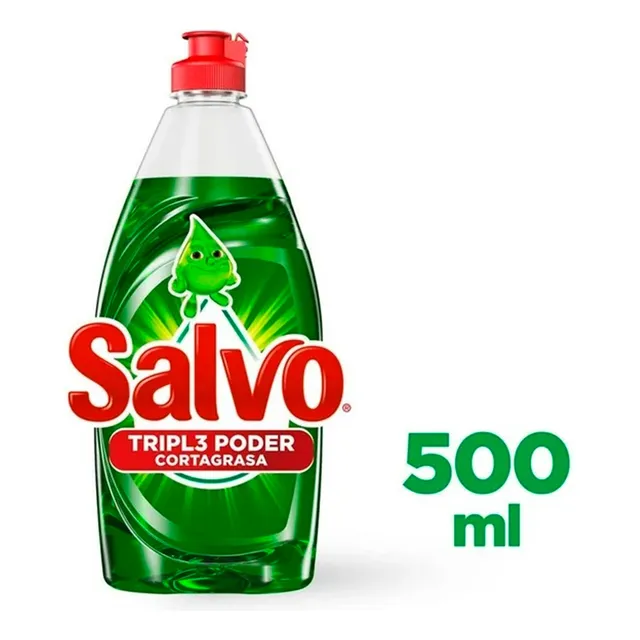 Lavatrastes Líquido Salvo Limón 500 Ml