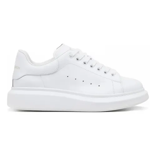 Tênis Masculino Alexander Mcqueen Brooklyn Casual Eco Couro Branco/branco 41 Br