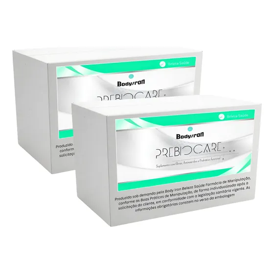 2x Prebio Care Prebiótico 10,5g 35 Sachês Bs Sabor Uva