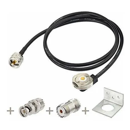 Monte De Antena Nmo A Pl 259 Uhf Cable Macho Rg58 1m Ca...
