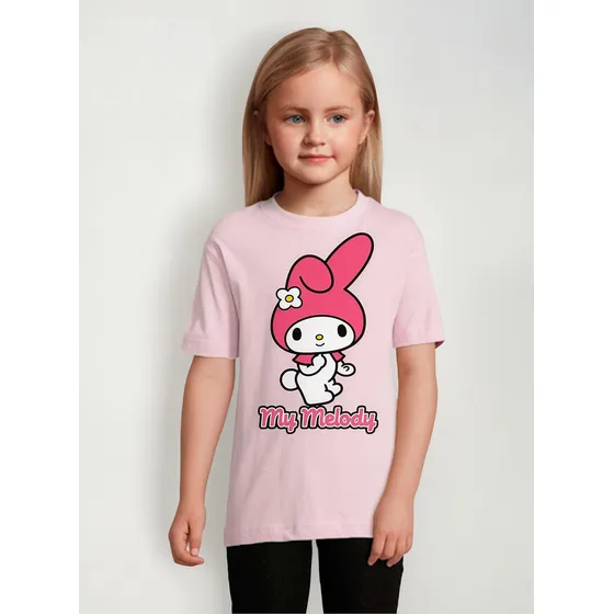 Remera Camiseta Algodon  Kuromi My Melody En 4 Diseños