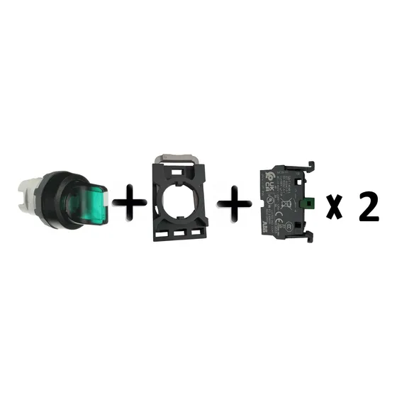 Kit Selector M3ss1-11g + Base Mcbh-00 + 2 Mcb-10 Na