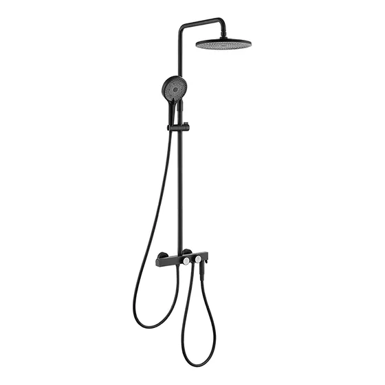 Sistema Ducha Juego Grifo Termostatico Combinado Montado 12 